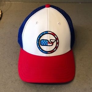 Vineyard Vines American Flag Hat